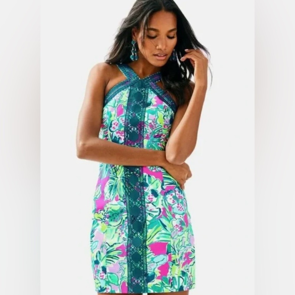 Lilly Pulitzer Vena Shift Dress Early Bloomer